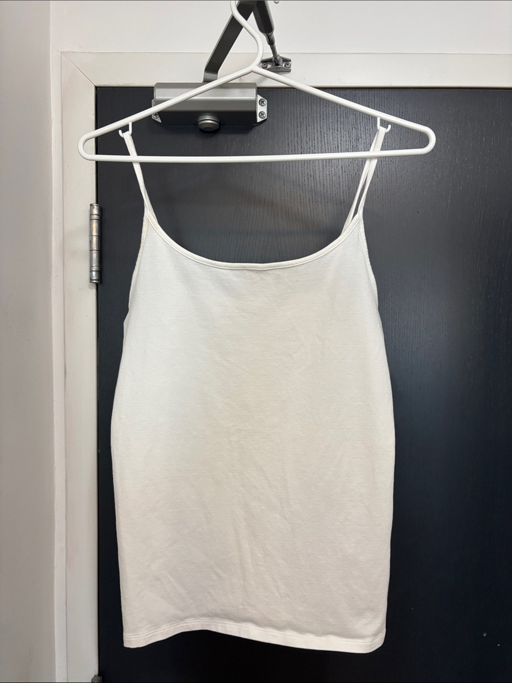 Women’s White Spaghetti Strap Tank Top - Classic Essential